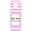 GRAPHICS & MORE Do Not Disturb Striped Pink and White