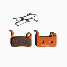 Gekors Ceramic Copper-Free Bicycle Disc Brake Pads for Shimano XTR/Deore/XTR/BR/SLX/Hone/Alfine/Saint,1 Pair with a Spring