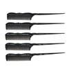 Antique tail comb 5p black comb comb portable comb hair brush / 엔틱 꼬리빗 5p 블랙 참빗 쪽빗 휴대용빗 헤어브러쉬