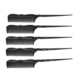 Antique tail comb 5p black comb comb portable comb hair brush / 엔틱 꼬리빗 5p 블랙 참빗 쪽빗 휴대용빗 헤어브러쉬