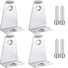 2 Inch Metal Hold Down Brackets and Pins, Blind Brackets