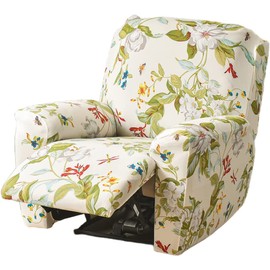 Recliner Slipcovers 4-Pieces Lazyboy Recliner Covers Recliner Couch Covers Recliner Chair Cover Non Slip Reclining Slipcovers with Storage Pockets Furniture Protector for Living Room (Color : #1)