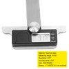 Stainless Steel Goniometer, 0-180° High Precision Electronic Angle Finder Digital