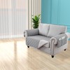 RAPRAP 100% Waterproof Sofa Cover with Side Pockets, 2 Seater
