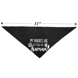 My Parents are Getting me a Human,2 Pack Gender Reveal Dog Bandana