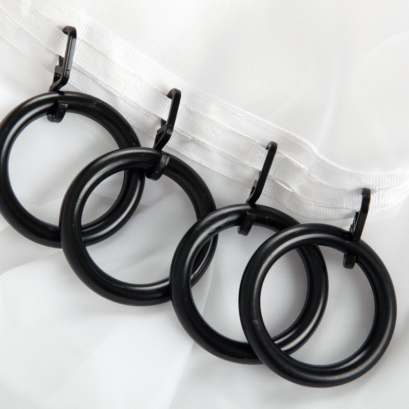 Bestlivings Rings with Folding Hooks (Set of 20), Curtain Rings