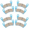 Ceramic Front & Rear Brake Pads Kit for Polaris RZR