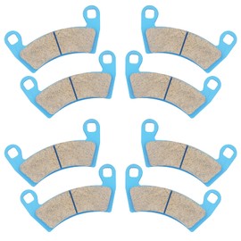 Ceramic Front & Rear Brake Pads Kit for Polaris RZR 1000 XP 4 2019 2020, Ranger Crew 570/1000 Diesel Replacement Brake Pads Set 2205949