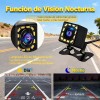 Cámara De Respaldo Impermeable Hd 12led Nocturna Conexion