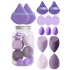 14 Piece Cosmetic Sponge Set, Cosmetic Sponge Finger Puff, Dry