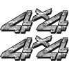 Vinylmark LLC 1998 - 2007 Vinylmark 4x4 Bedside Decals for