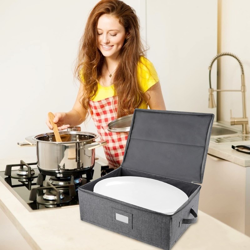 Platter Storage Case, China Storage Containers Hard Shell 17" x