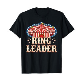 Circus Party Gift Clown Lion Fire Ring Acrobat Funny T-Shirt