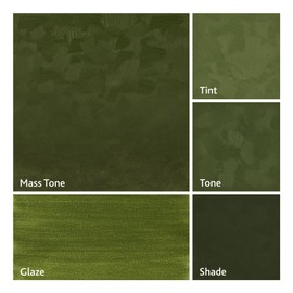 Tusc & Pine Artist Oil Paint - Wellington Vert Noir, 40 ml, Non-Yellowing, Rich & Creamy Consistency, Maximum Pigment Load, Small Batch Milled Oil Paints Made in The USA for Professional Artists