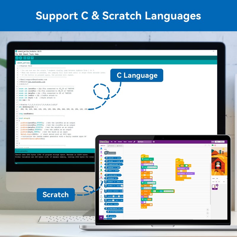SunFounder Project The Most Complete Electrnoics Starter Kit Compatible with