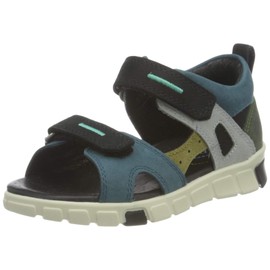 ECCO Baby Boys' Mini Stride Flat Sandal, Grã N Multicolor Sea Port