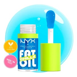 Brillo Labial Hidratante Gloss Fat Oil Chillz De Nyx Polar Peppermint