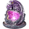 Nemesis Now Crystalline Protector Purple Dragon Geode Backflow Incense Burner