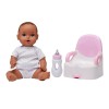 Perfectly Cute Feed & Wet 14" Baby Set - Dark