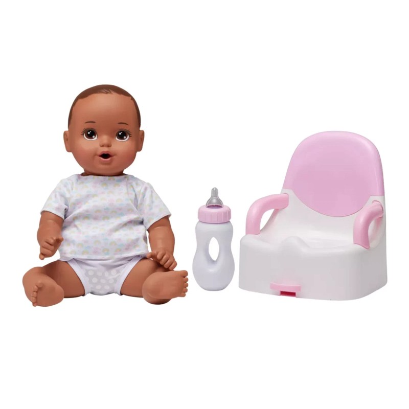 Perfectly Cute Feed & Wet 14" Baby Set - Dark