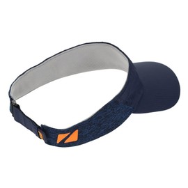 ZONE3 Lightweight Race Visor for Training and Racing, Navy/Blue Marl/Reflective Logo, Unisex One Size UV Sun Protection