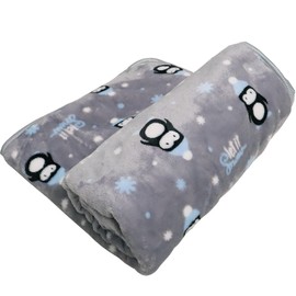 YSIMPAONK Dog Blanket for Large Dogs, Washable Puppy Blanket, Pet Throw Blanket for Cat (S(22"x14"), Pink) (Grey, M(27.5 * 19.6) in)