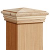 Geetery 4 Pcs 4 x 4 Wood Newel Post Cap