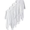 NEXT Baby Animal Print Pyjamas Pack of 4, White