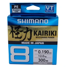 Line Kairiki 8 300 m 0.2 mm 17.1 kg Steel Gray