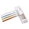 Baluue Ergonomic Soft Bristle Toothbrushes 2-box Set Crystal Appearance Travel