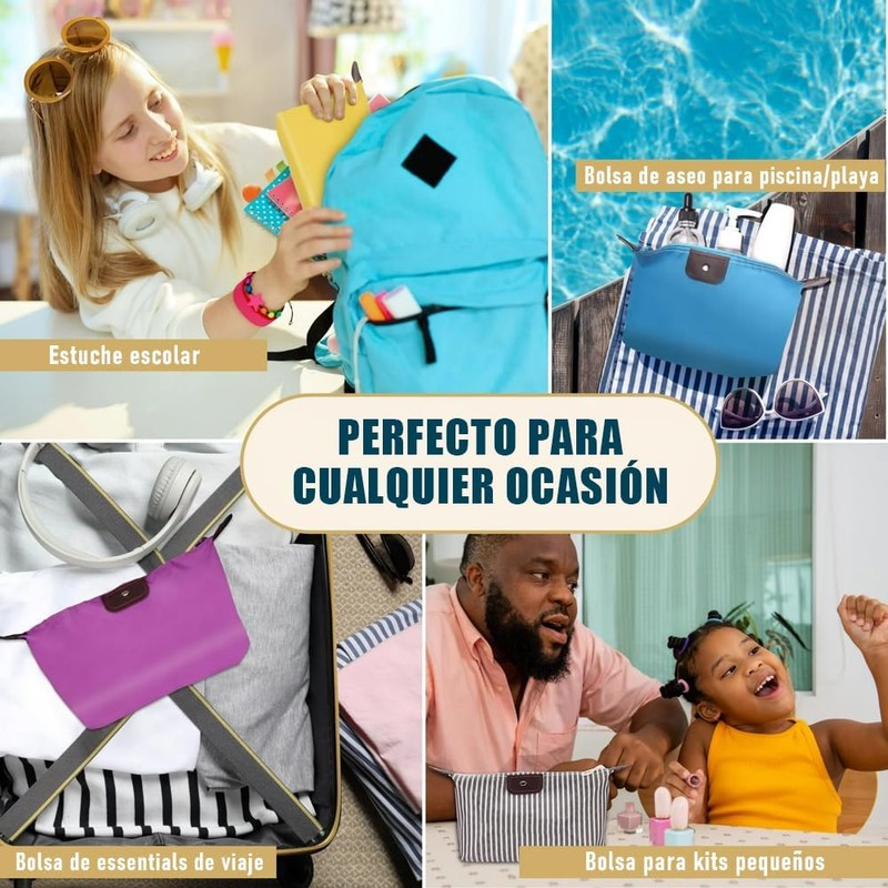 4 Pcs Bolsas de Cosméticos para Mujeres, Bolsa de Maquillaje