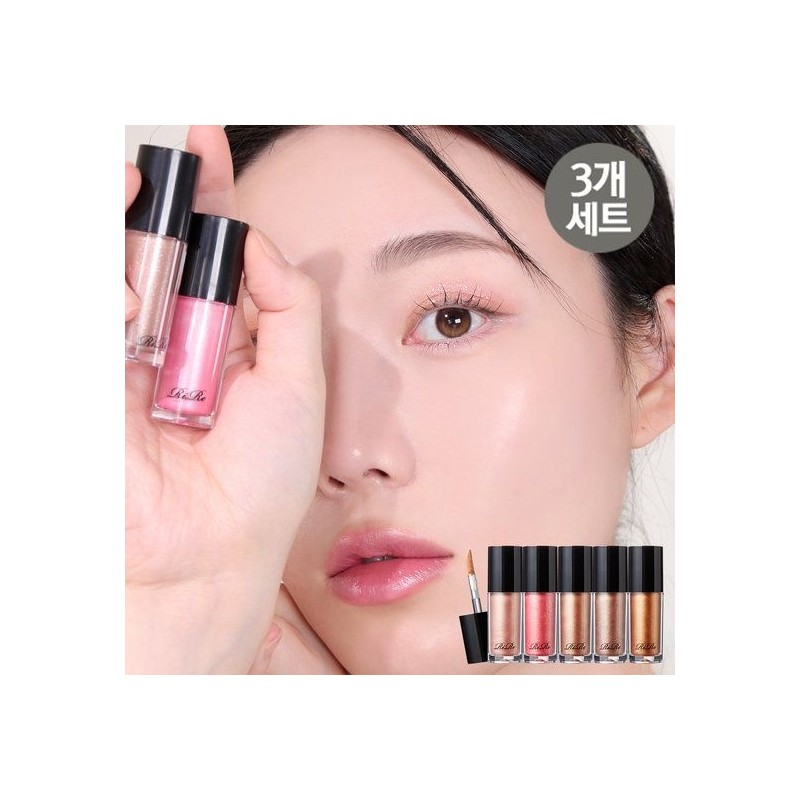 리르 [체험특가/GS1위] 룩스 리퀴드 3종세트 (5color/정가 63,000원) - 글리터 아이섀도우