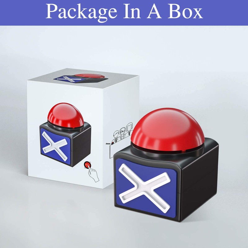 BEAN LIEVE Beanlieve Game Buzzer Answer Button, Which Can Be