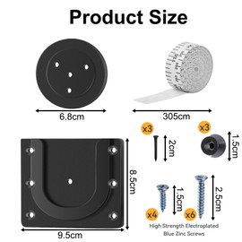 JOOTUEPO Dart Board Wall Bracket, Dartboard Bracket Hanging Dartboards, Quick Fit Dartboard Wall Mounting Bracket, Sturdy Dartboard Mounting Stand Kit for Targets, Archery Games, Dartboards Device