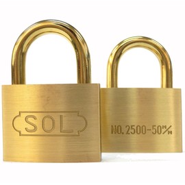 SOL – Hard Cylinder Lock Same Key 2 Pcs NO. 2500 50 mm