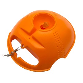 TaktZeit Tennis Trainer Rebound Baseboard Self Tennis Training Equipment Tennis Practice Rebounder with 2 String Tennis Balls (Orange)