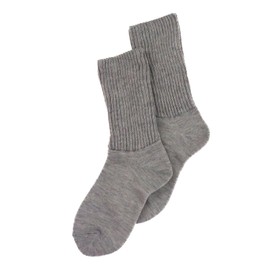 Gunze RCU502 Women's Socks, Recipe for Foots, Crew Length, Warm and Warm, gray