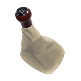 eGang Auto Gear Wood Shift Knob Gaitor Boot 5 Speed Fit for Volkswagen Passat 1998-2004