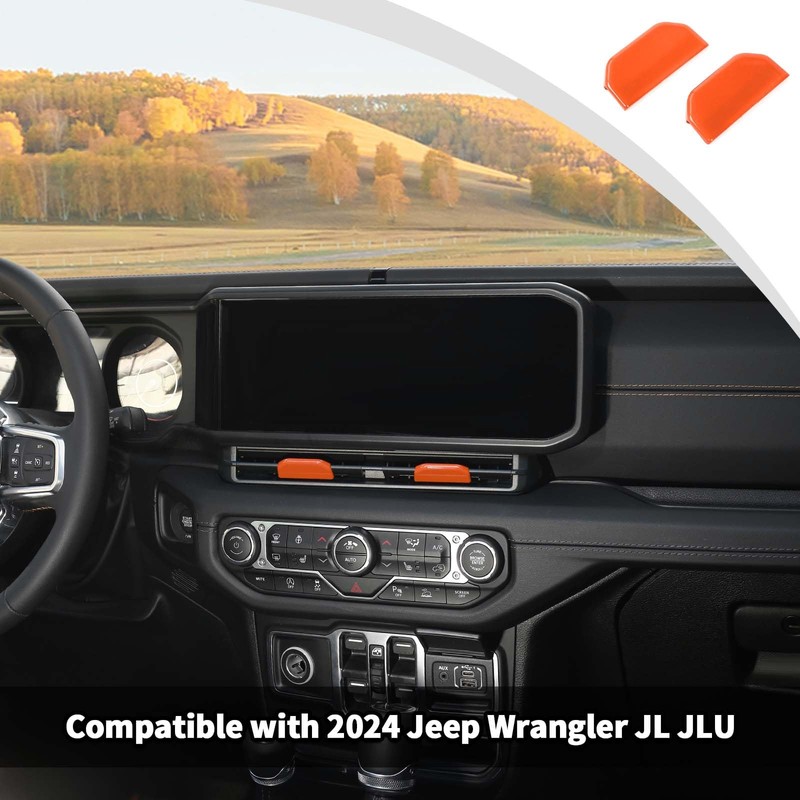 JWWY for Jeep JL Vent Air Outlet Adjustment Cover Trim