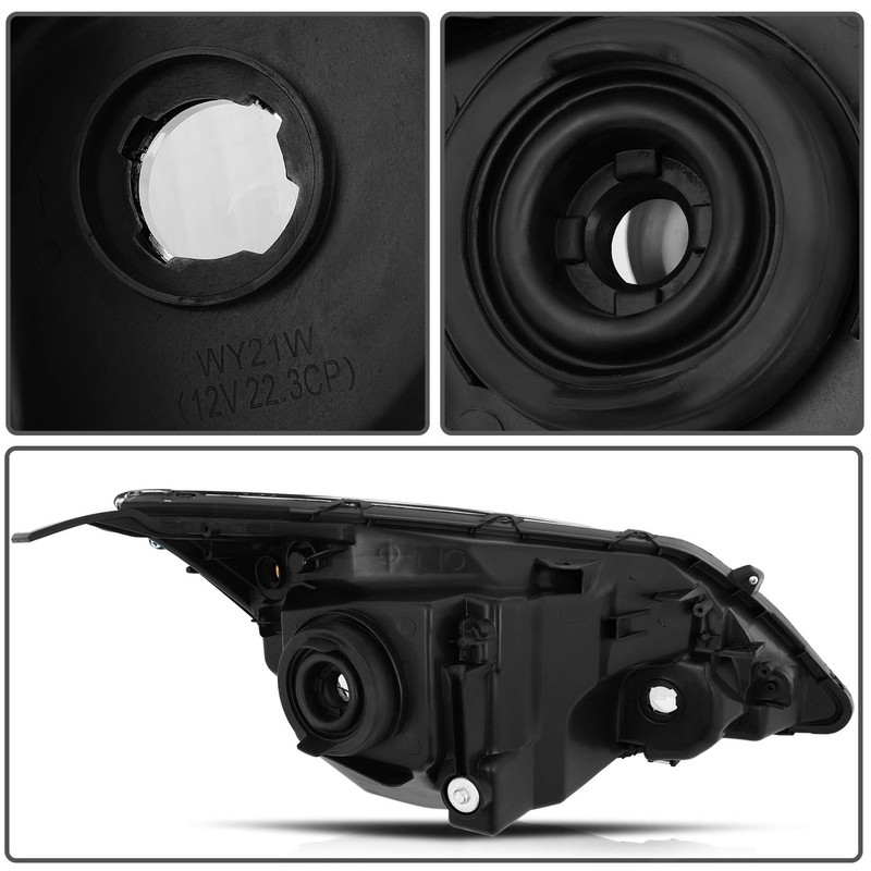 ECCPP Headlight Assembly For Honda CR-V 2007-2011 Driver and Passenger