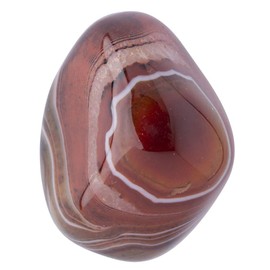 Earth Story Striped Agate Palmstone 30mm – Natural Healing Crystal for Meditation & Stress Relief