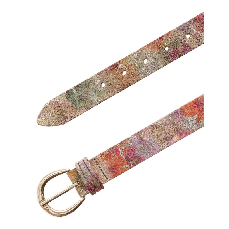 Tamaris Leather Belt W90 Multicolour - Gold