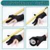 HIDOSNG 10PCS Billiard Gloves Black Both Hands Suitable Snooker Pool