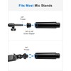Mic Stand Extension Tube 2 Pieces 5/8 Inch Microphone Extension