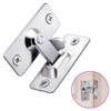 WANLIAN 90-Degree Door Fastener Lock Shift Door Lock Button Push