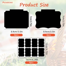 16 Pcs Basket Labels Clip On Set, Labels for Storage Bins with Tag Stickers, Removable Chalkboard Label Holder Clip for Pantry Organization and Storage Boxes Label Holder