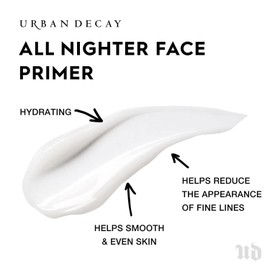 URBAN DECAY Urban Decay All Nighter Longwear Face Primer (Full Size), Smoothing & Hydrating Base for Foundation Face Makeup, Sheer & Lightweight, for All Skin Types, Vegan, Cruelty-free - 1 fl oz