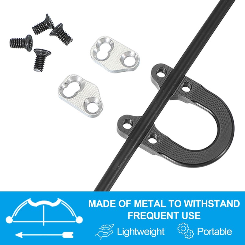 PATIKIL Archery D Loop, 2 Set Compound Bow Metal U