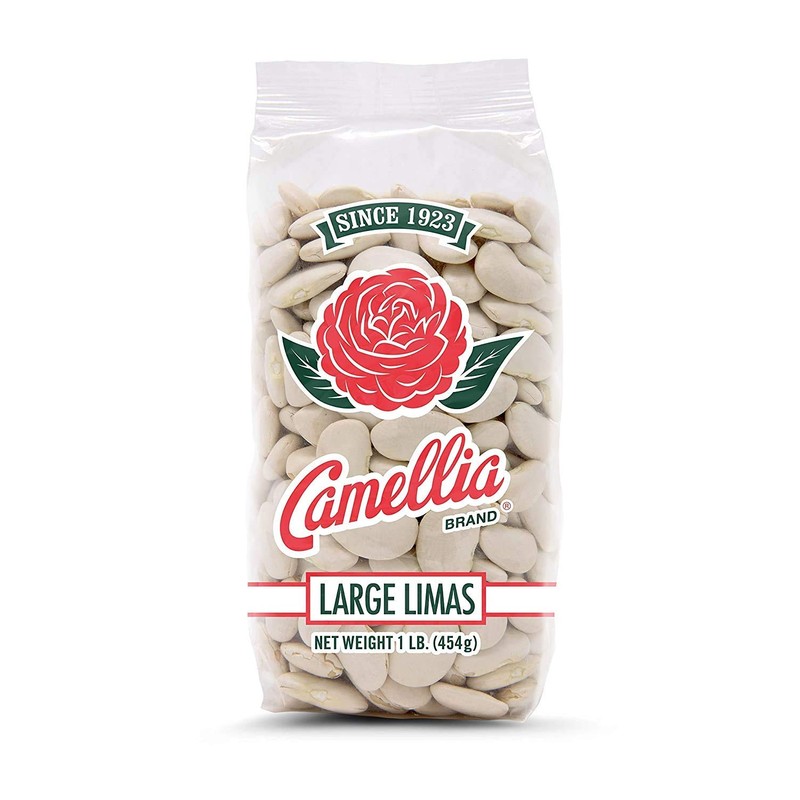 Camellia Brand Dried Large Lima Beans, 1 Pound (2 Pack)