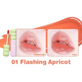 Colorgram Fruity Glass Tint Tinta Labios Coreana Colores Acabado Gloss Color 01 Flashing Apricot